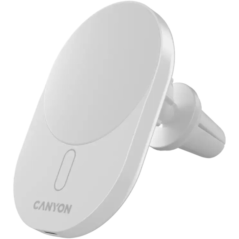 Автомобильное зарядное устройство Canyon OnGrip 105 White (CNS-CCH105W)