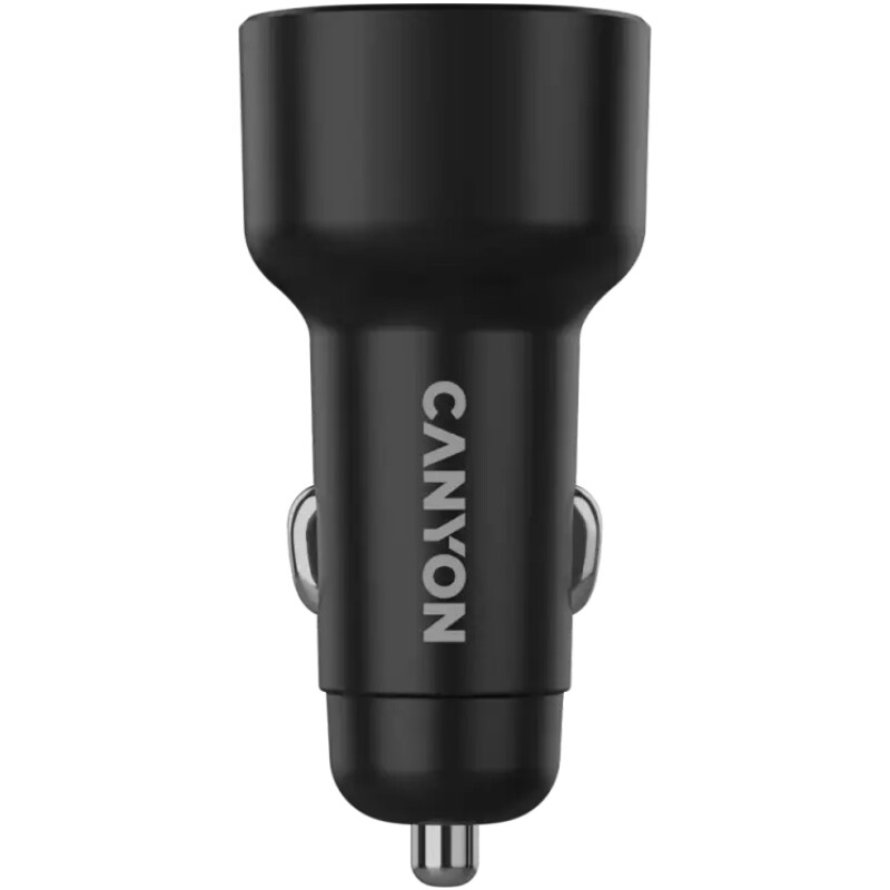 Автомобильний зарядний пристрій Canyon OnDrive 48 Black (CNE-CCABR3AC)