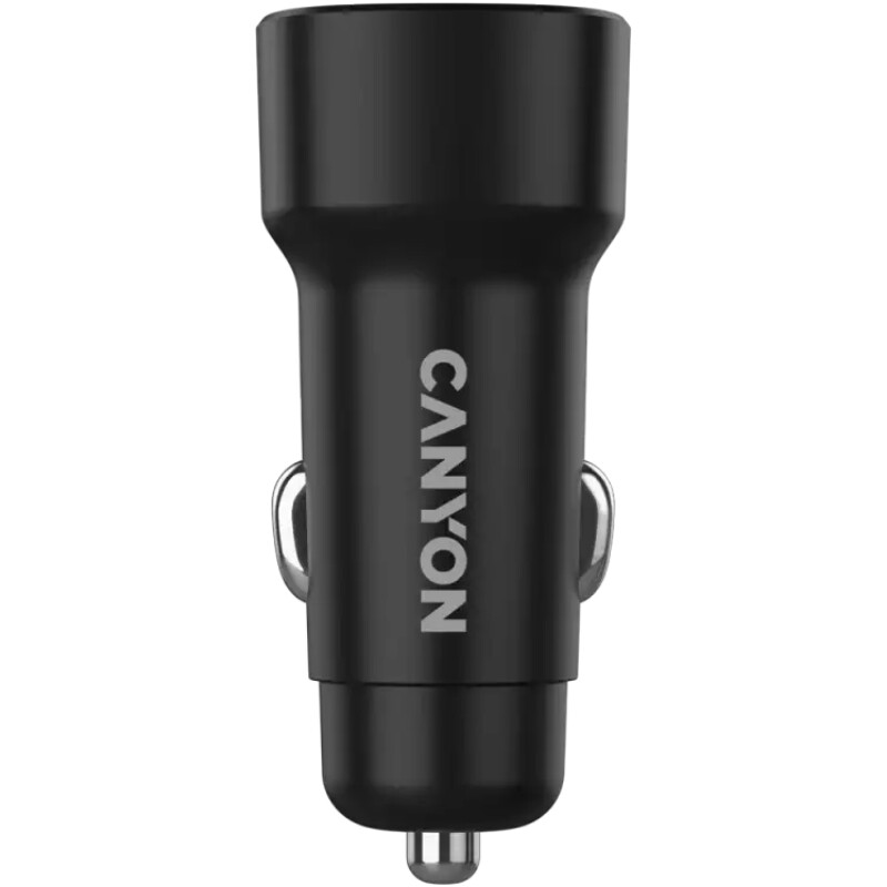 Автомобильний зарядний пристрій Canyon OnDrive 24 Black (CNE-CCABR2AA)
