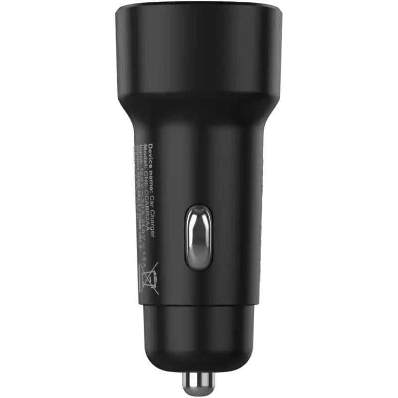 Автомобильний зарядний пристрій Canyon OnDrive 24 Black (CNE-CCABR2AA)