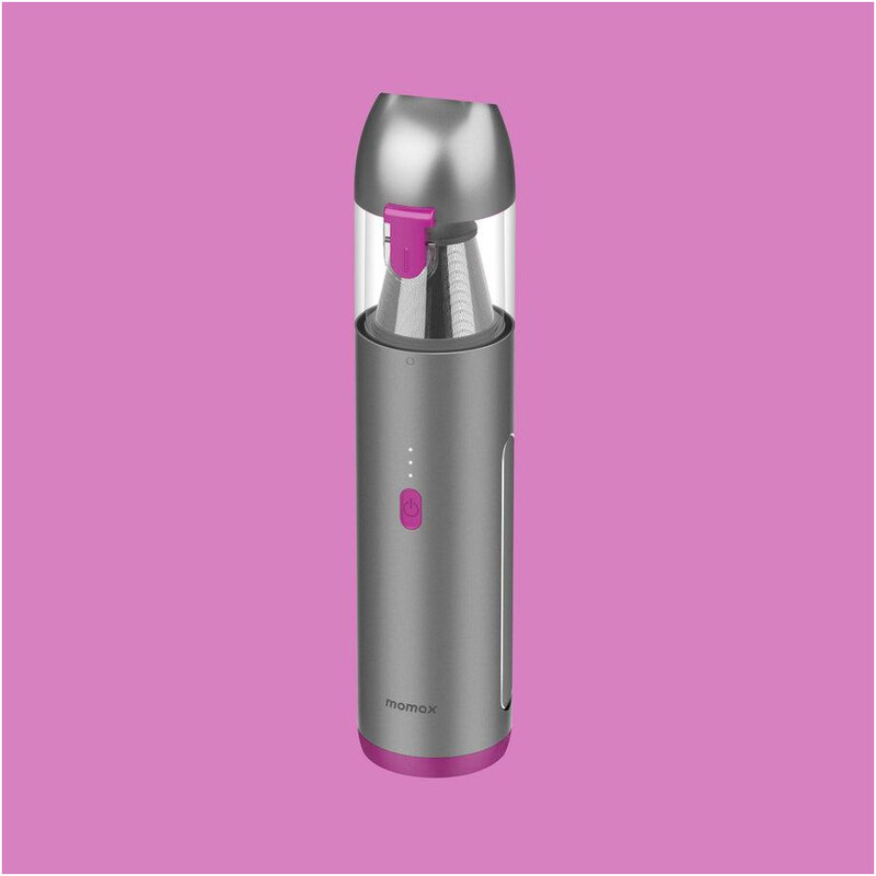 Акумуляторний пилосос Momax RO3E Rose/Grey