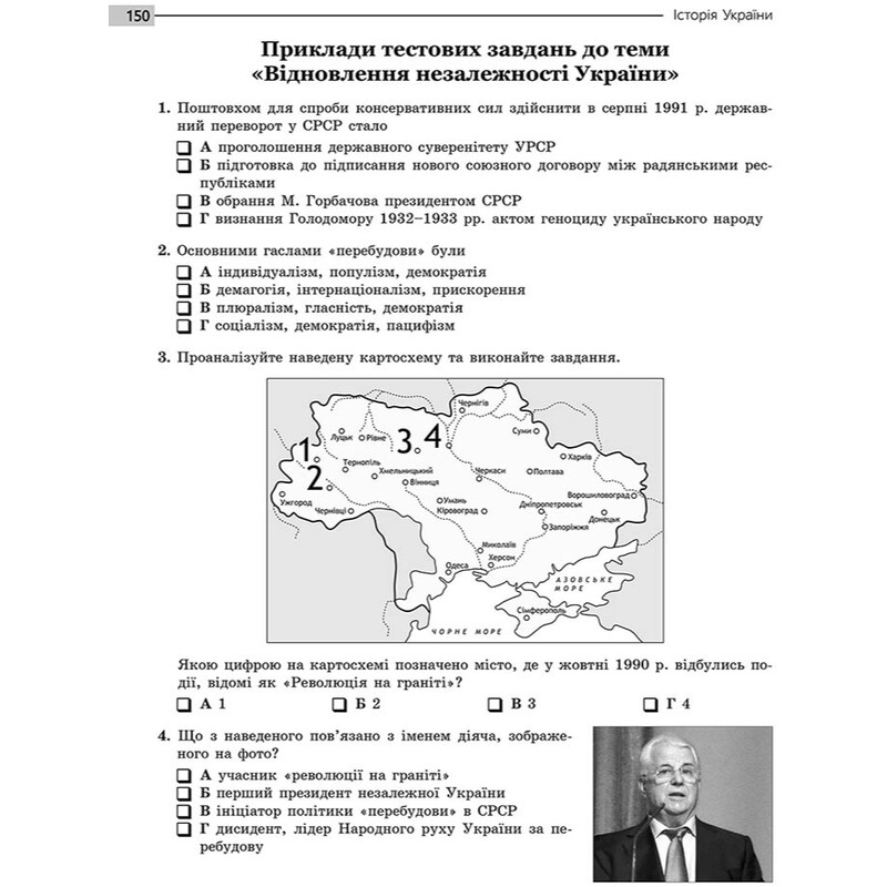 Экспресс-подготовка к НМТ. История Украины