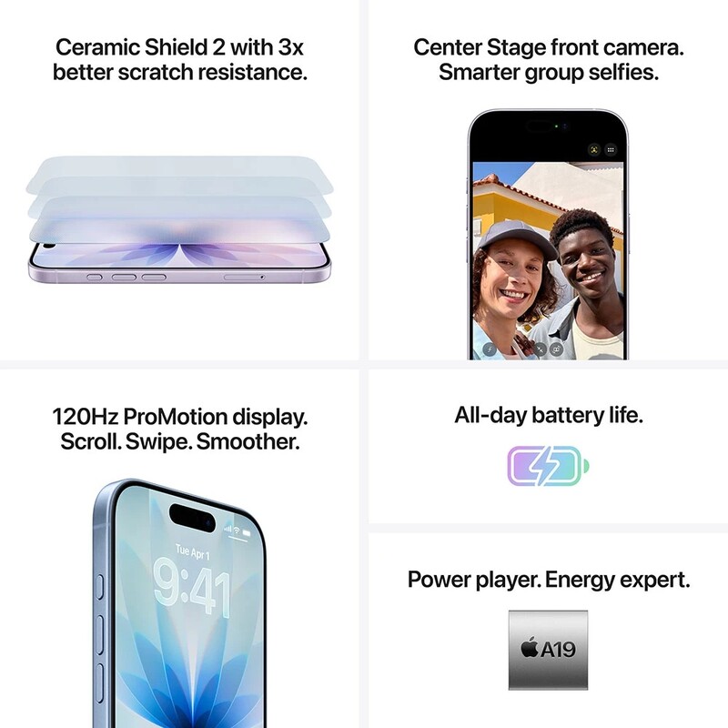 Смартфон Apple iPhone 17 512GB Mist Blue (MG6T4AF/A)