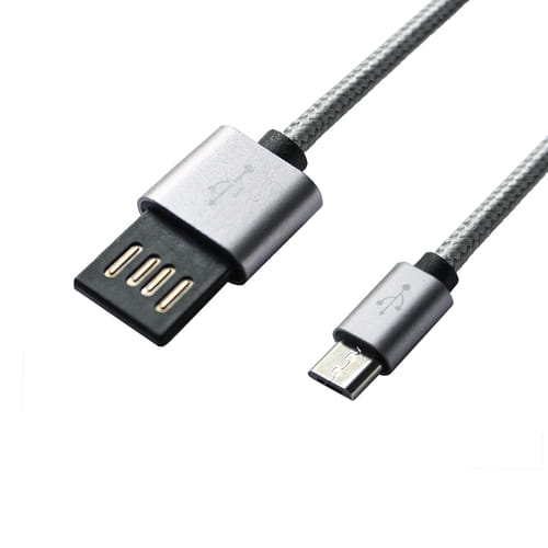 Фото - Кабель Grand-X   USB - micro USB (M/M), 1 м, Grey  FM02 (FM02)