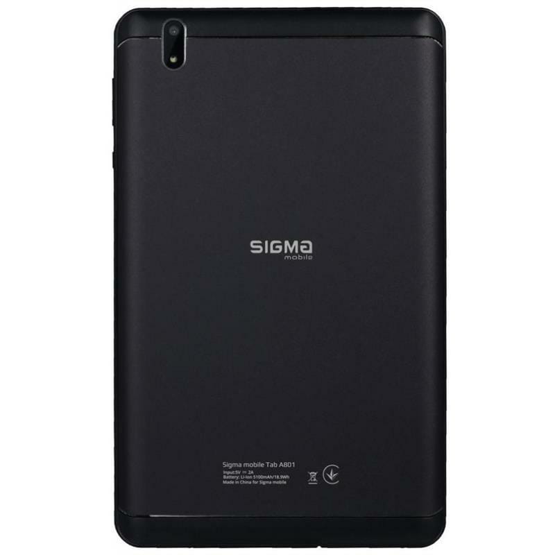 Планшетний ПК Sigma mobile Tab A801 4G Dual Sim Black (4827798766118)