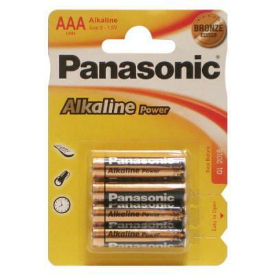 Батарейка Panasonic Alkaline Power AAA/LR03 BL 4 шт (LR03REB/4BPR)