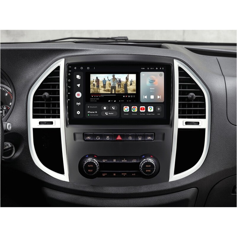 Штатная магнитола Gazer T6010 Pro для Mercedes-Benz Vito 3 (W447) 2014-2020 (T6010-W447-PRO)