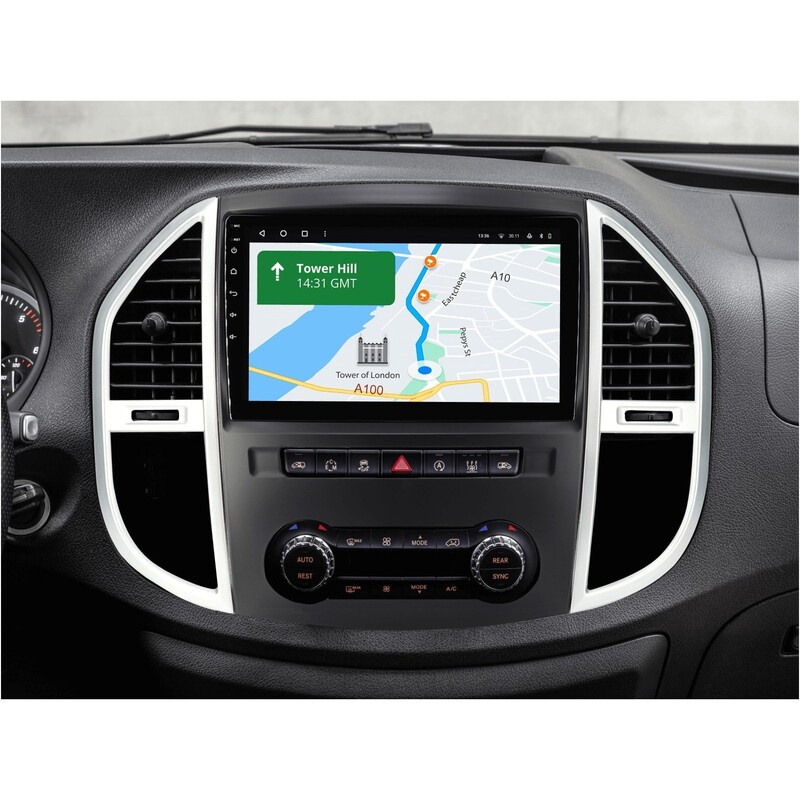 Штатная магнитола Gazer T6010 Pro для Mercedes-Benz Vito 3 (W447) 2014-2020 (T6010-W447-PRO)