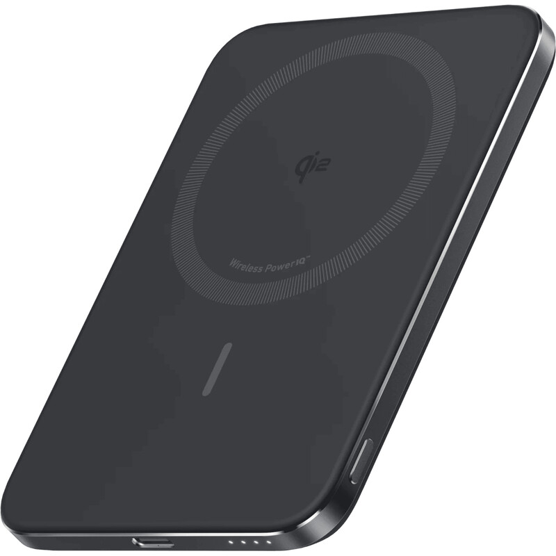 Универсальная мобильная батарея Anker Nano MagGo Slim 5000mAh 20W Black (A1665H11)