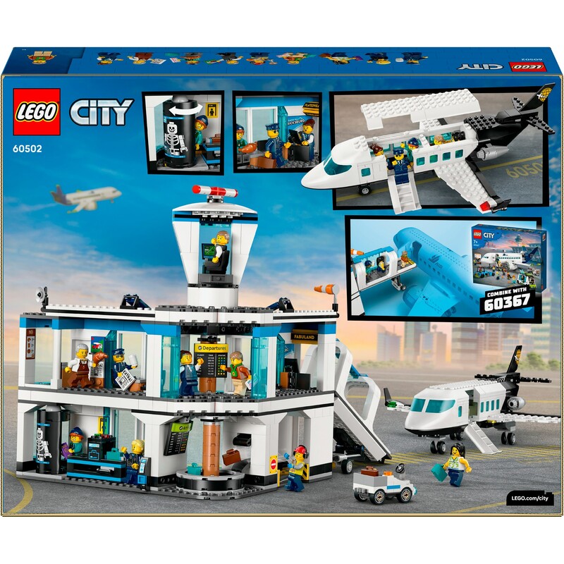 Конструктор LEGO City Аэропорт с самолетом (60502)