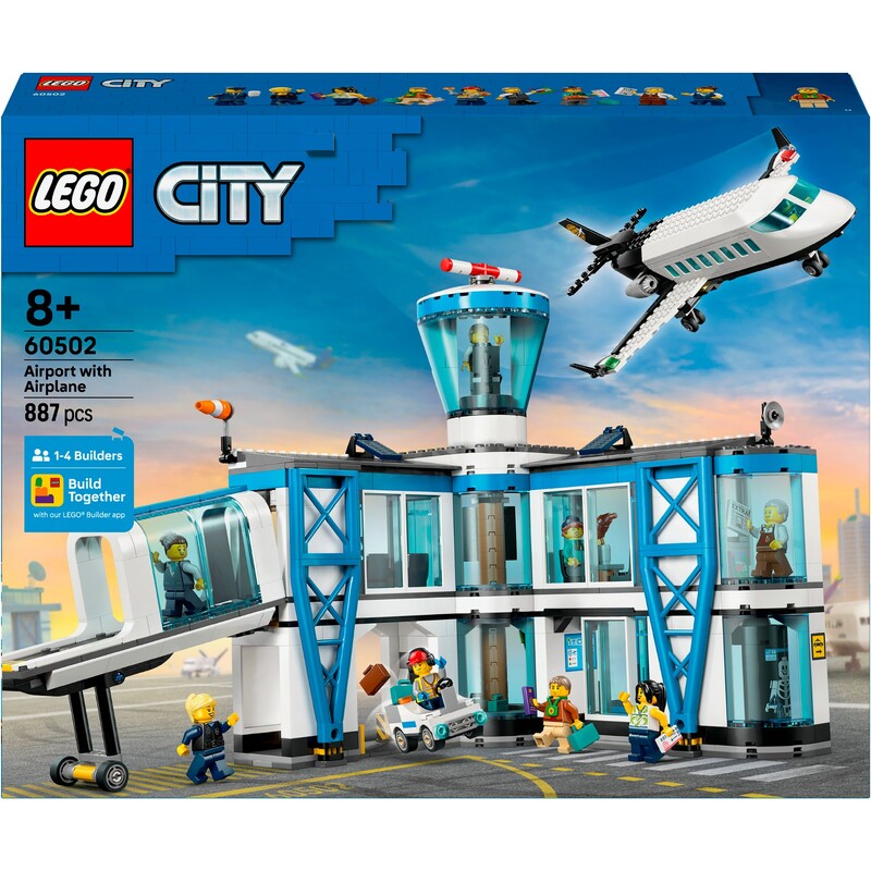 Конструктор LEGO City Аэропорт с самолетом (60502)