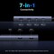 Фото - USB-хаб Ugreen CM498 USB 3.2 Type-C - 2xUSB 3.2, 3xUSB-C, 2хHDMI Gray (45379) | click.ua