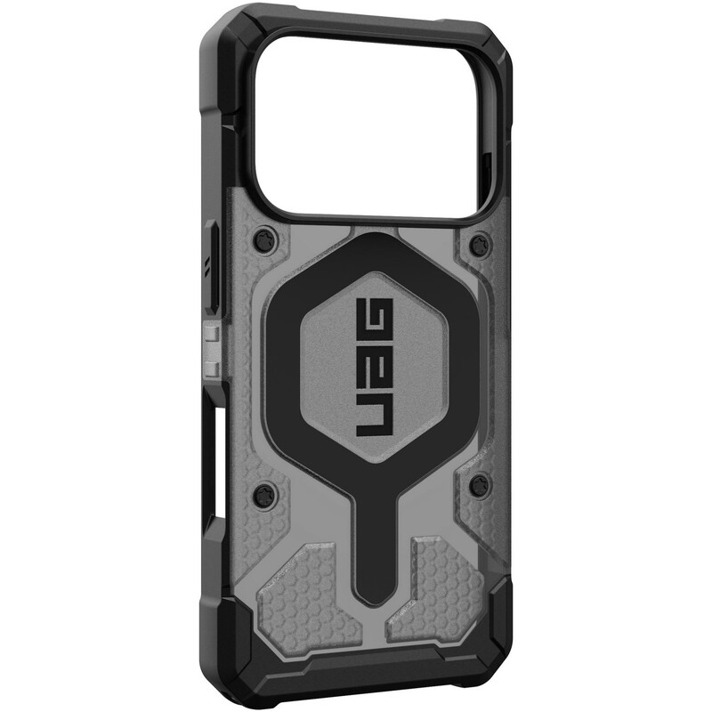 Чохол-накладка Urban Armor Gear Pathfinder Clear MagSafe для Apple iPhone 17 Pro Ash/Black (114551113140)
