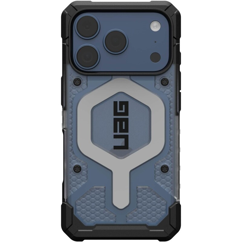 Чохол-накладка Urban Armor Gear Pathfinder Clear MagSafe для Apple iPhone 17 Pro Ice/Silver (114551114333)