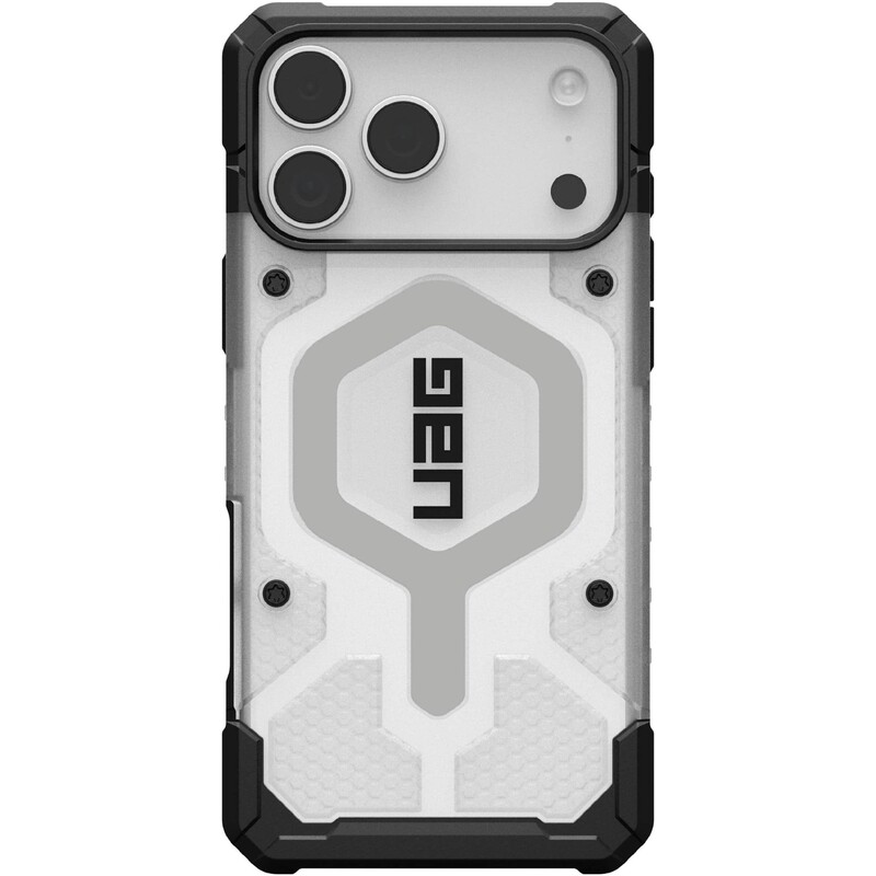 Чохол-накладка Urban Armor Gear Pathfinder Clear MagSafe для Apple iPhone 17 Pro Max Ice/Silver (114552114333)