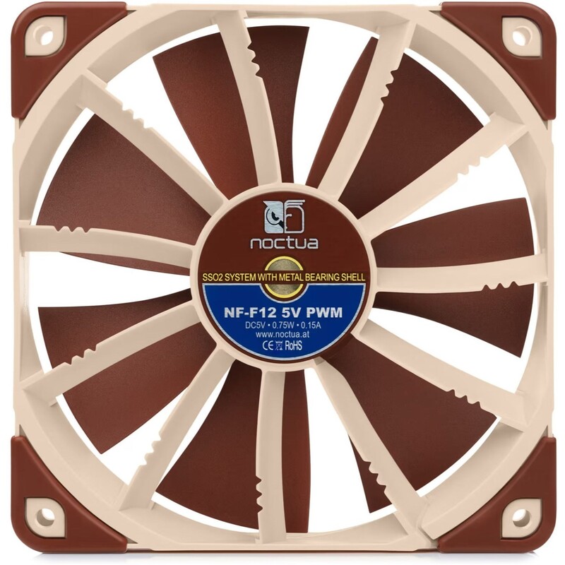 Вентилятор Noctua NF-F12 5V PWM Beige/Brown
