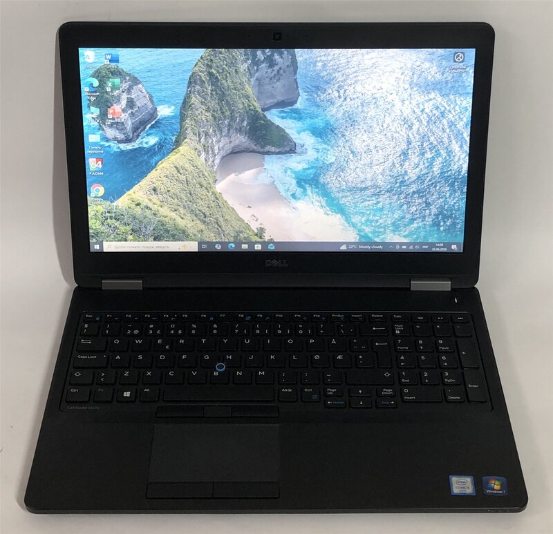 Ноутбук Dell Latitude E5570 / 15.6" (1366x768) / i3-6100U / 8GB / 128GB SSD / Win10Pro - Б/в