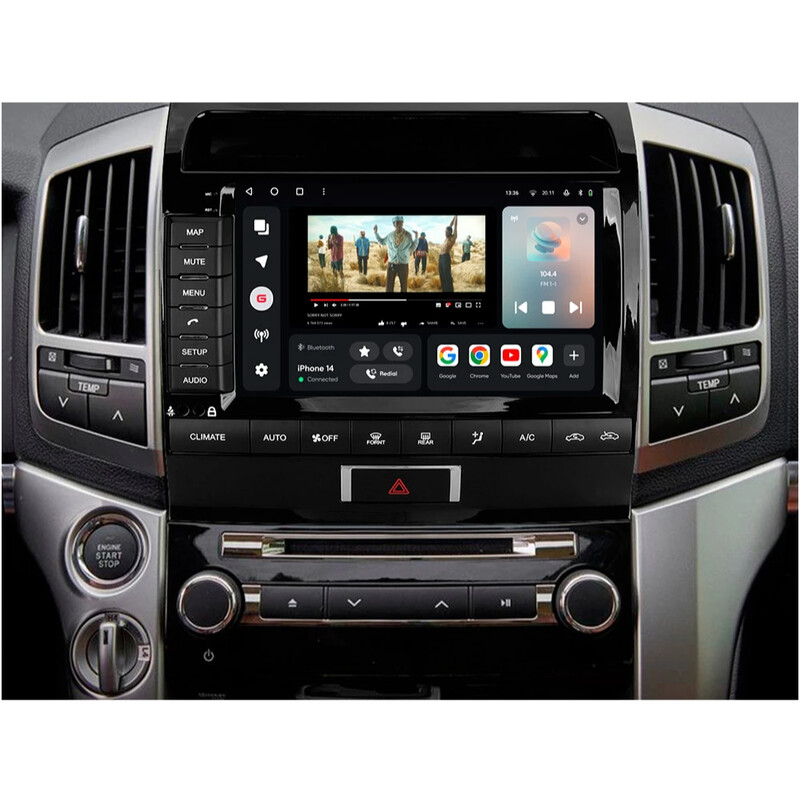 Штатная магнитола Gazer T6010 Pro для Toyota Land Cruiser 200 (J200) 2007-2015 (T6010-TJ2002-PRO)