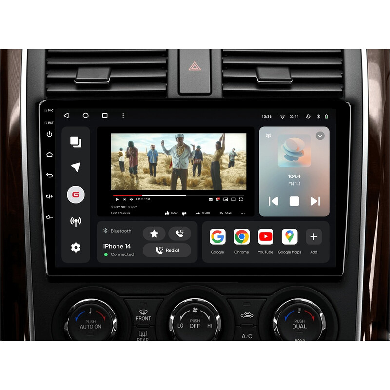 Штатная магнитола Gazer T6010 Pro для Mazda CX-9 (TB) 2006-2016 (T6010-TB-PRO)