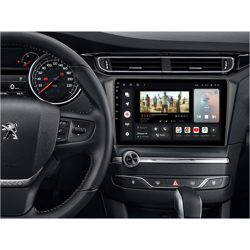 Штатная магнитола Gazer T6010 для Peugeot 408 II 2014-2018 (T6010-T9)