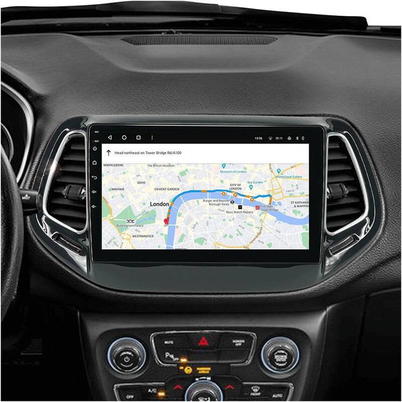 Штатная магнитола Gazer T6010 Pro для Jeep Compass II (MP) 2016-2018 (T6010-MP-PRO)