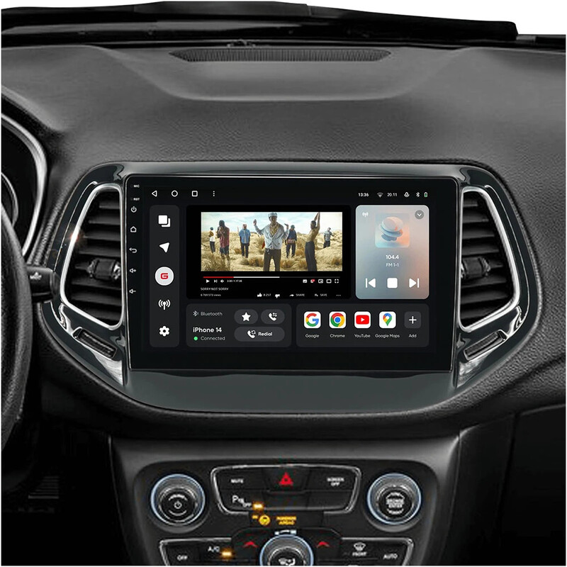 Штатная магнитола Gazer T6010 для Jeep Compass II (MP) 2016-2018 (T6010-MP)