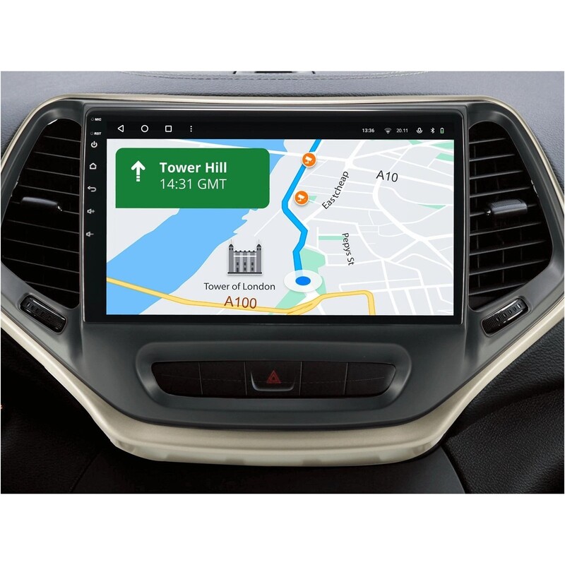 Штатная магнитола Gazer T6010 Pro для Jeep Cherokee V (KL) 2014-2018 (T6010-KL-PRO)