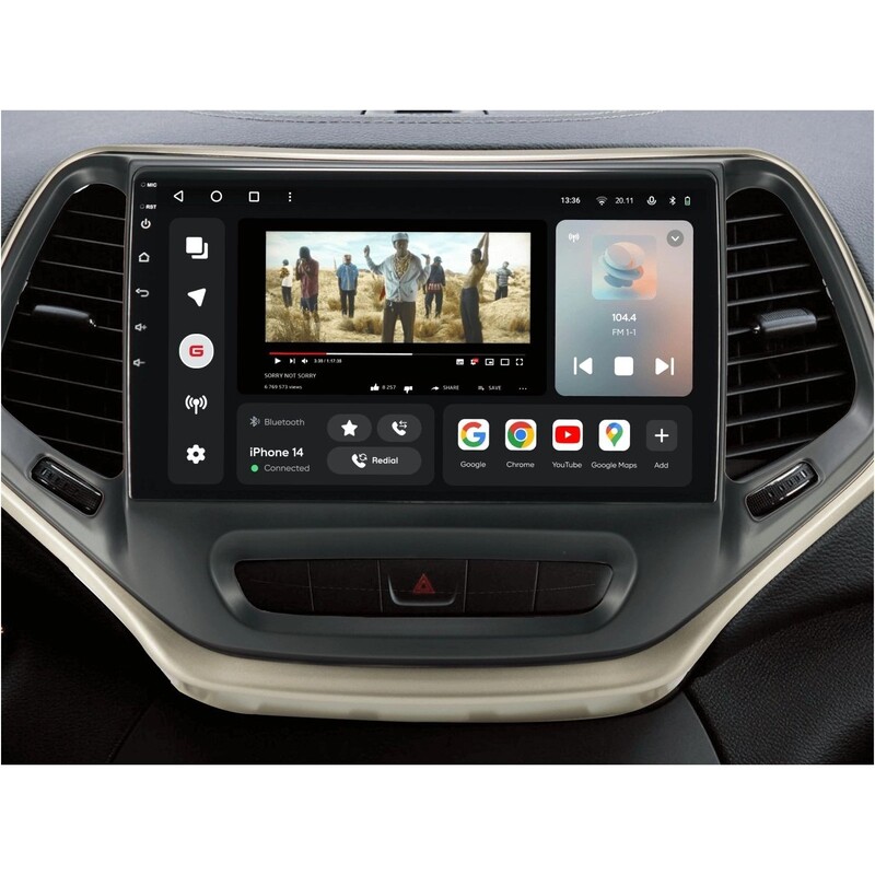 Штатная магнитола Gazer T6010 для Jeep Cherokee V (KL) 2014-2018 (T6010-KL)