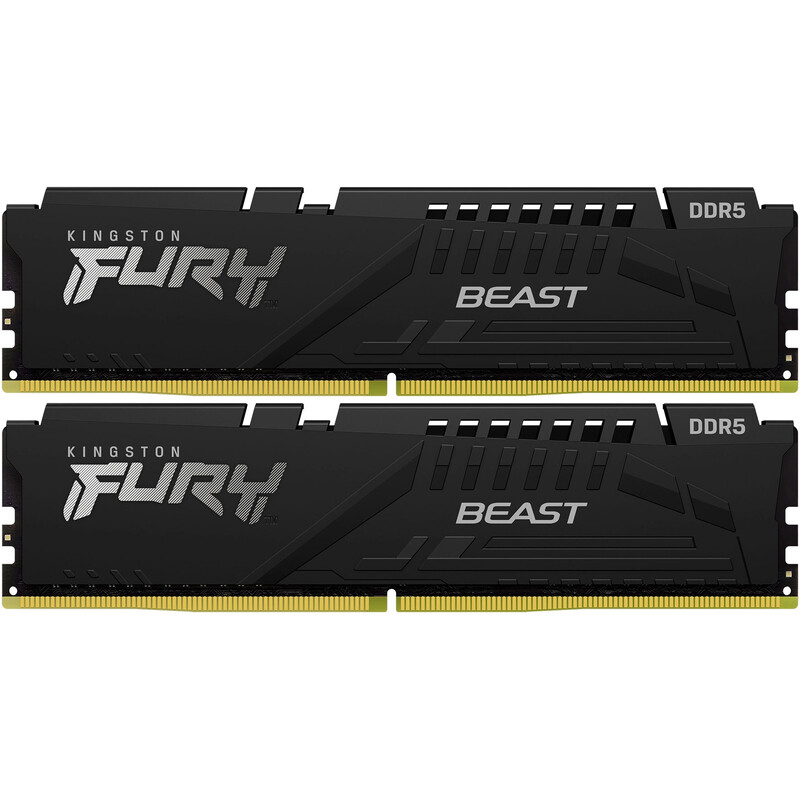 Модуль памяти DDR5 2x32GB/5600 Kingston Fury Beast Black (KF556C40BBK2-64)