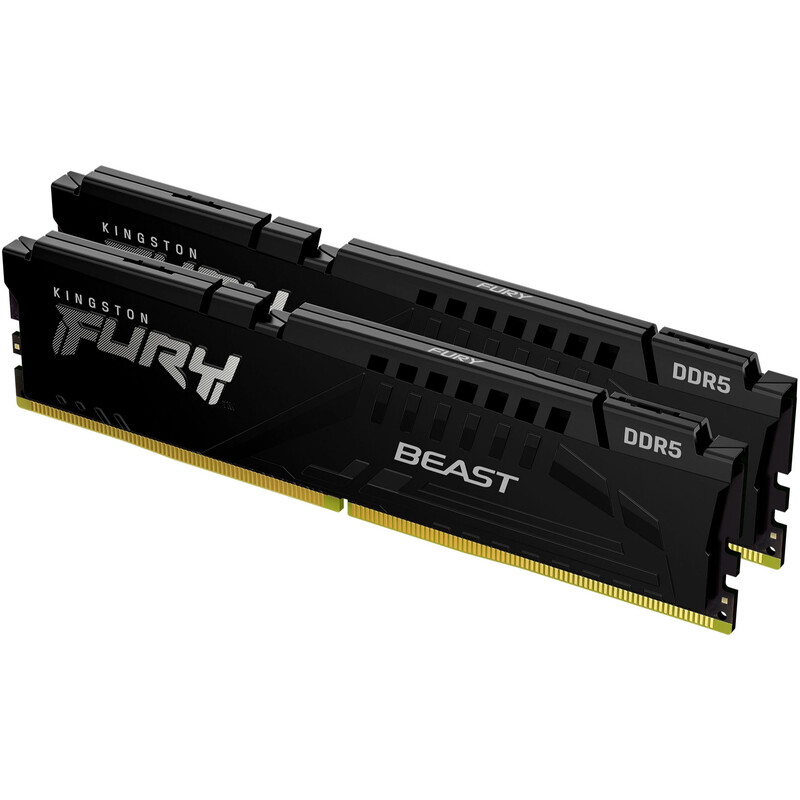 Модуль памяти DDR5 2x32GB/5600 Kingston Fury Beast Black (KF556C40BBK2-64)
