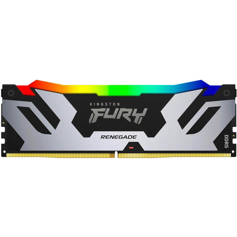 Модуль памяти DDR5 32GB/6400 Kingston Fury Renegade RGB Silver/Black (KF564C32RSA-32)