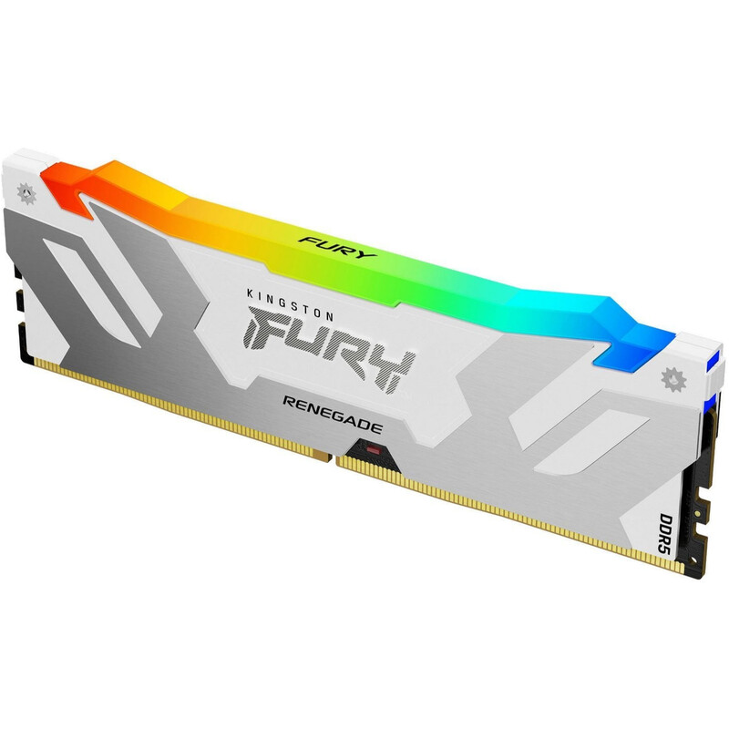 Модуль памяти DDR5 16GB/6400 Kingston Fury Renegade RGB White (KF564C32RWA-16)