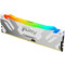 Фото - Модуль памяти DDR5 16GB/6400 Kingston Fury Renegade RGB White (KF564C32RWA-16) | click.ua