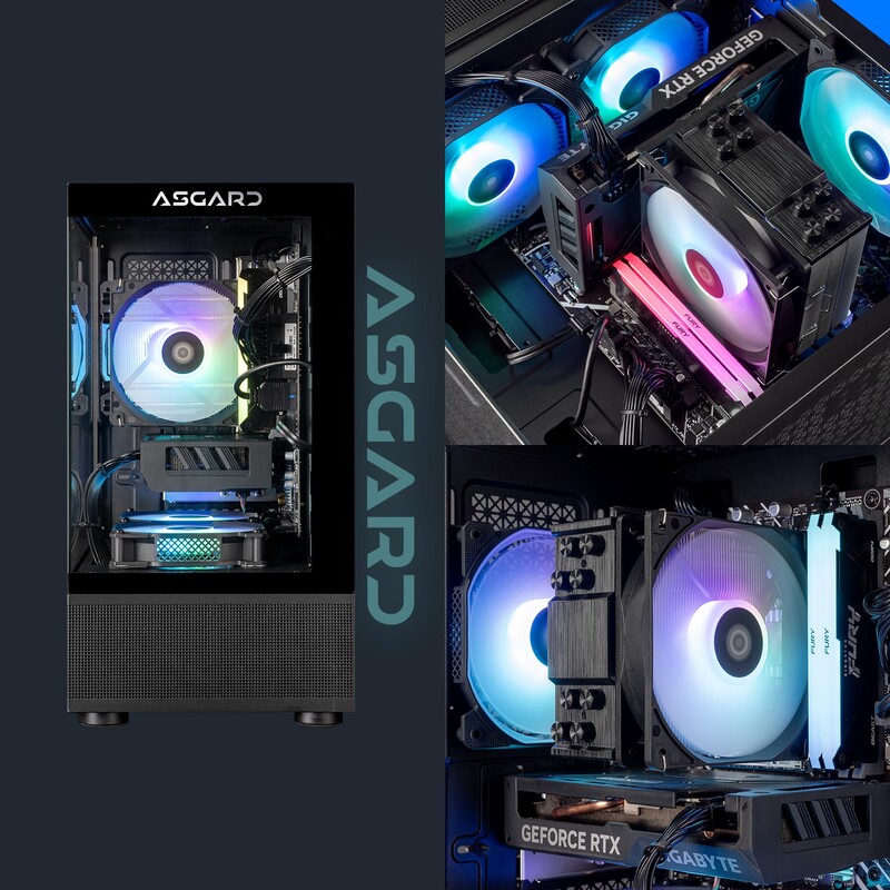 Ігровий комп`ютер ASGARD GAMER RTX 5060 Ti 16GB / Ryzen 5 7500F / DDR5 32GB / SSD 1TB (ASG-G-5060T16-7573)