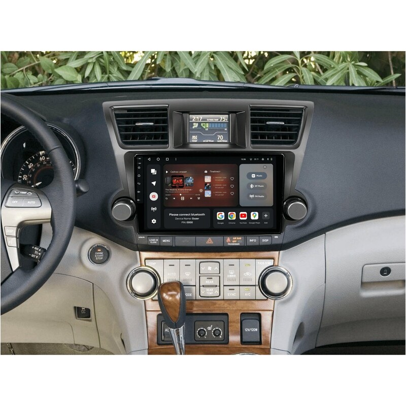 Штатная магнитола Gazer T6010 Pro для Toyota Highlander II (XU40) 2007-2013 (T6010-XU40-PROMAX)