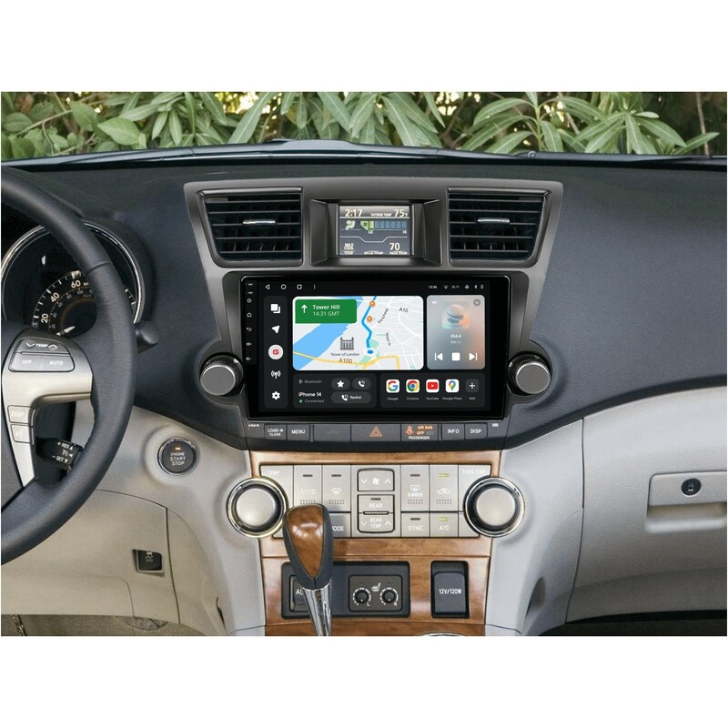 Штатная магнитола Gazer T6010 для Toyota Highlander II (XU40) 2007-2013 (T6010-XU40)