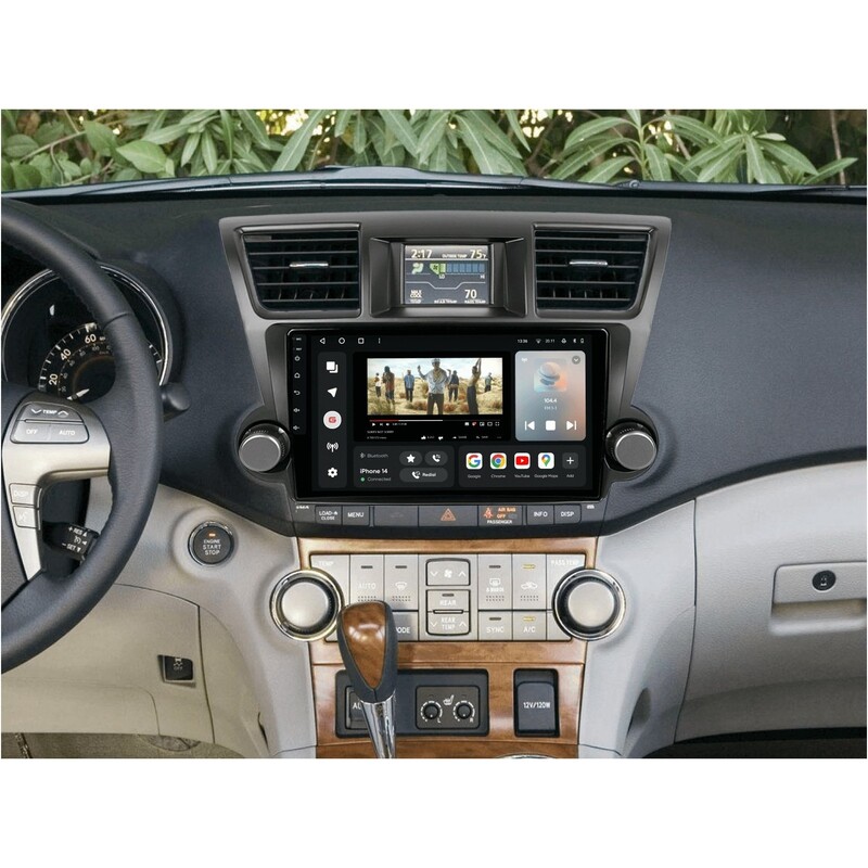 Штатная магнитола Gazer T6010 для Toyota Highlander II (XU40) 2007-2013 (T6010-XU40)