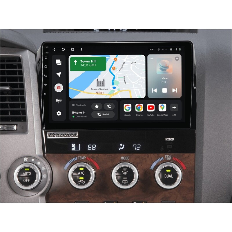 Штатная магнитола Gazer T6010 для Toyota Tundra (XK50) 2007-2013, Sequoia (XK60) 2008-2017 (T6010-XK50)