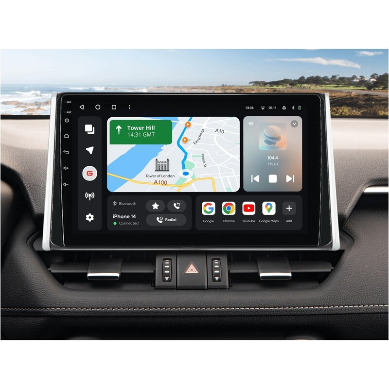 Штатная магнитола Gazer T6010 Pro для Toyota RAV4 (XA50) 2018-2020 (T6010-XA50-PROMAX)