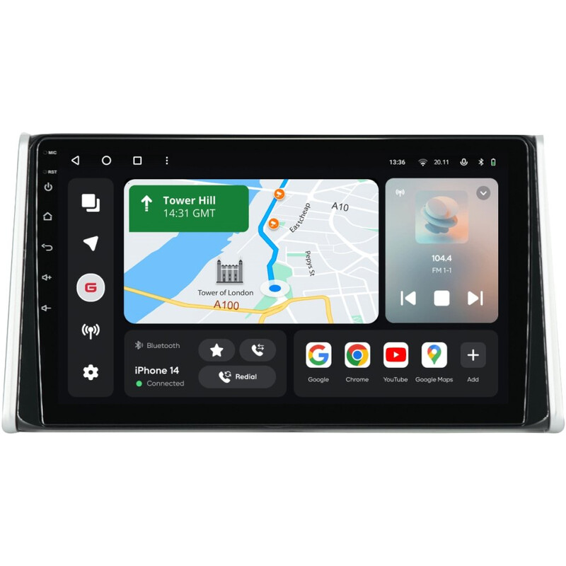 Штатная магнитола Gazer T6010 Pro для Toyota RAV4 (XA50) 2018-2020 (T6010-XA50-PRO)