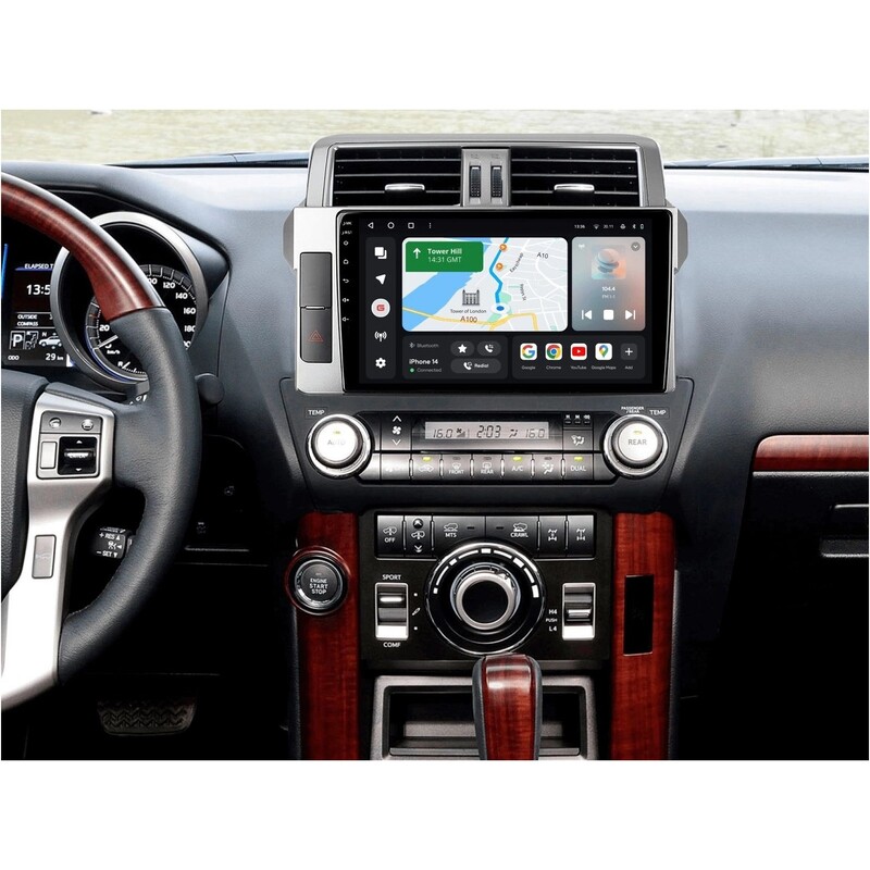 Штатная магнитола Gazer T6010 Pro для Toyota Land Cruiser Prado (J150) 2013-2017 (T6010-J150F-PRO)