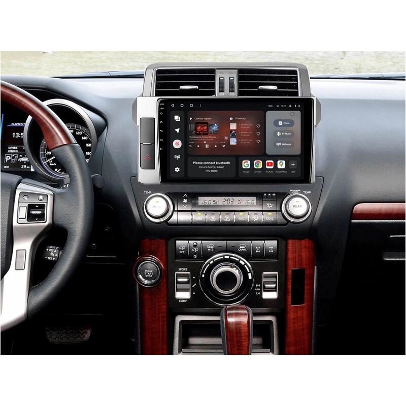 Штатная магнитола Gazer T6010 Pro для Toyota Land Cruiser Prado (J150) 2013-2017 (T6010-J150F-PRO)