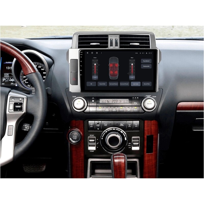 Штатная магнитола Gazer T6010 для Toyota Land Cruiser Prado (J150) 2013-2017 (T6010-J150F)