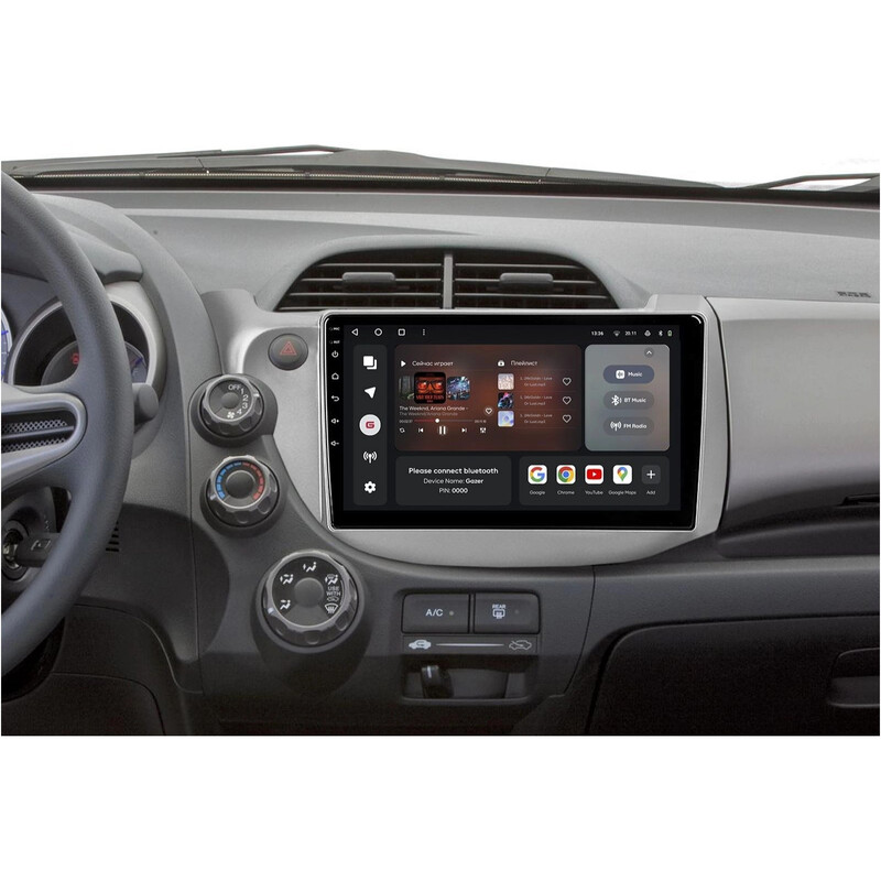 Штатная магнитола Gazer T6010 Pro для Honda Jazz II (GG), Fit II (GE) 2007-2014 (T6010-GE-PRO)