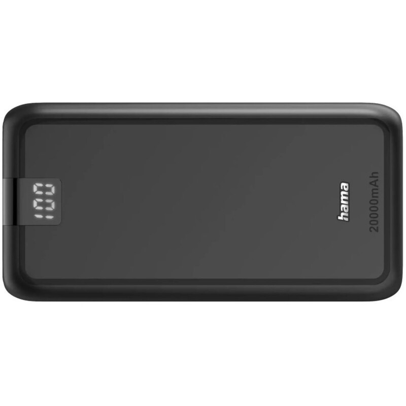 Универсальная мобильная батарея Hama 20000mAh 15W Black (00201710)