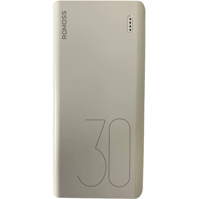 Універсальна мобільна батарея Romoss Sense8+ 30000mAh 18W White (PHP30-201-01H)