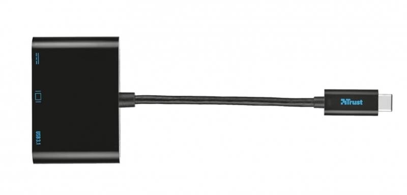 Концентратор Trust Multiport 1хUSB-3.1 Hub (21260)