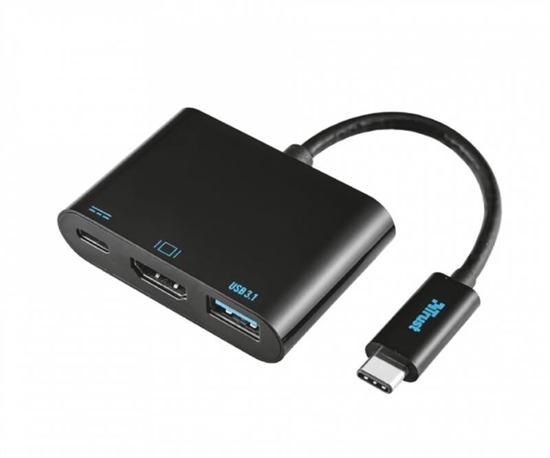 Концентратор Trust Multiport 1хUSB-3.1 Hub (21260)