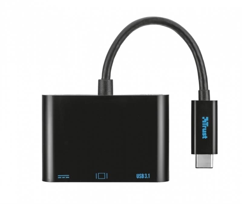 Концентратор Trust Multiport 1хUSB-3.1 Hub (21260)