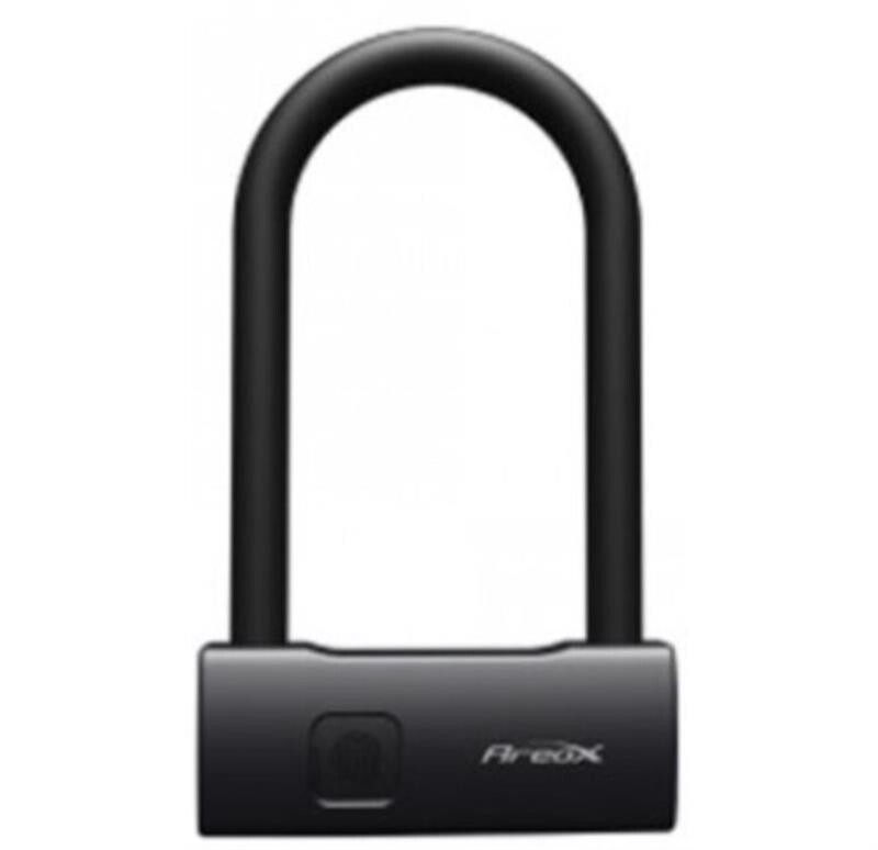 Замок для велосипеда Xiaomi Areox Іntelligent Fingerprint U-lock Short Black